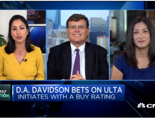 D.A. Davidson bets on Ulta Beauty as country continues reopening process.